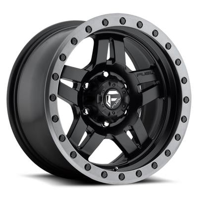 FUEL Off-Road Anza D557 Wheel, 16x8 with 6 on 5.5 Bolt Pattern - Matte Black - D55716808345